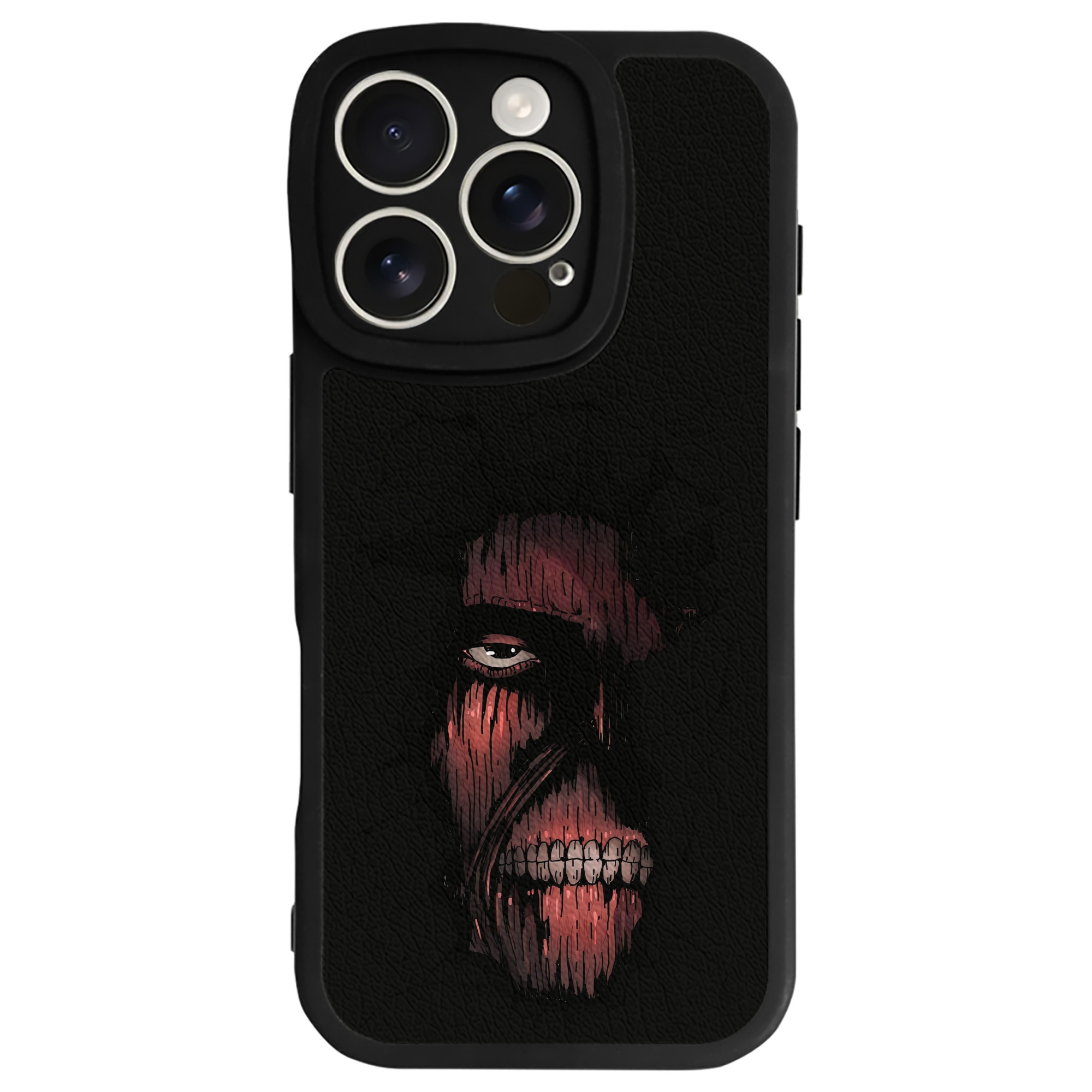 （画像用） 進撃の巨人 Attack on Titan 【iPhone 16シリーズ対応】シリコンスマホケース（レザー調） 材質：シリコン